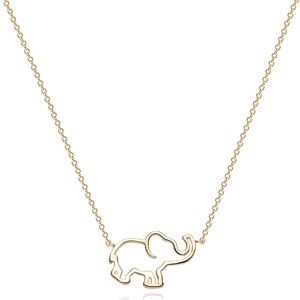 Dainty Gold Ankh Cross Necklace 18K Gold Filled Simple Pray for Peace Ankh Cross